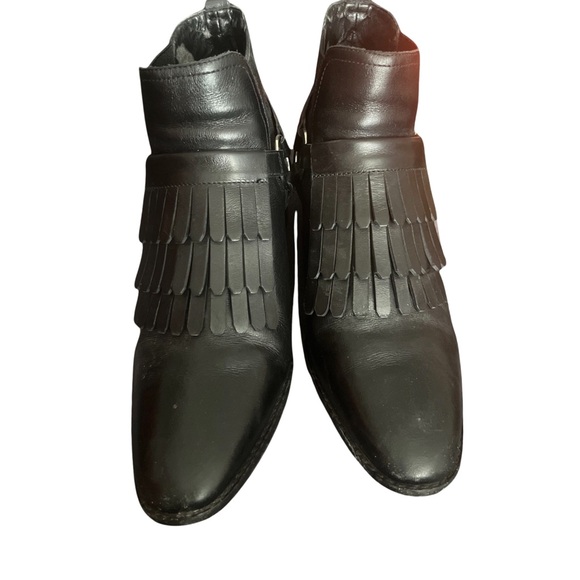 Marc Fischer LTD Rayna Black Ankle Moto/Chelsea Boots size 8.5 - Picture 3 of 5